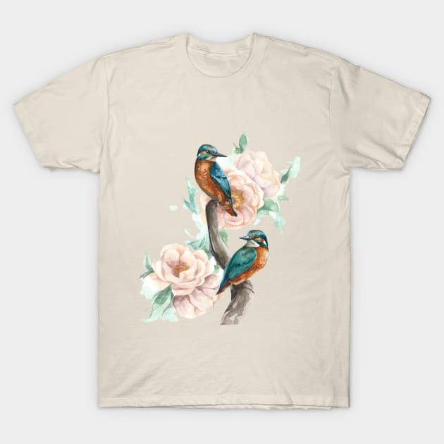 Birds T-Shirt by Kira Balan